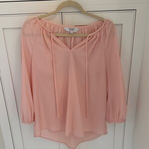 CROSBY by Mollie Burch Light Pink Blouse